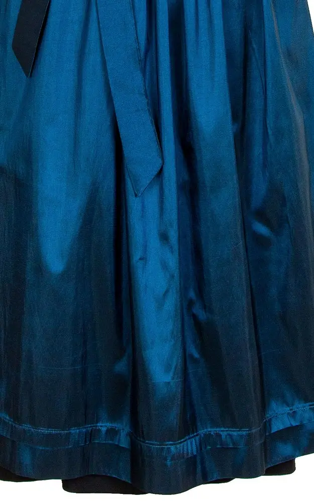 Schürze Taft, dunkelblau