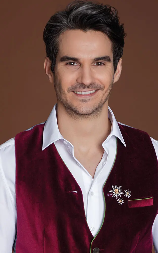 Ansteck-Pins (3 Stk.) Edelweiß, altsilber