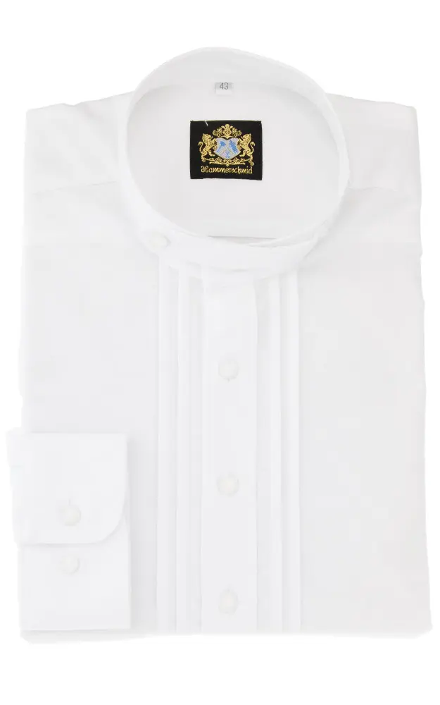 Hemd 1006 Stehkragen, weiß