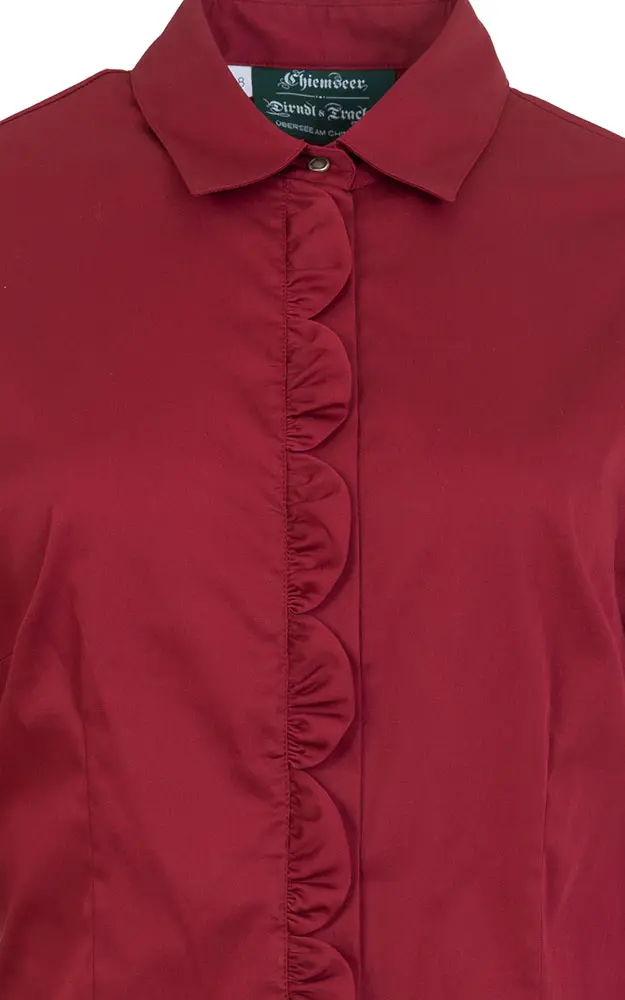 Trachtenbluse 6108 18107, rot