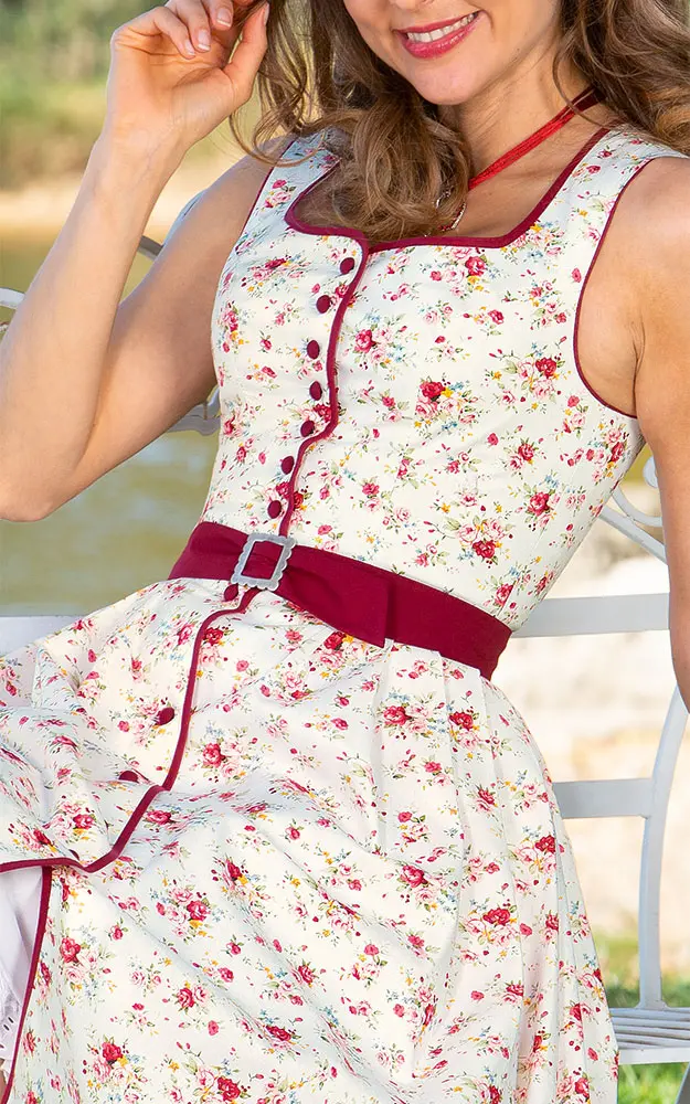 Gürtel Josefstal, weinrot