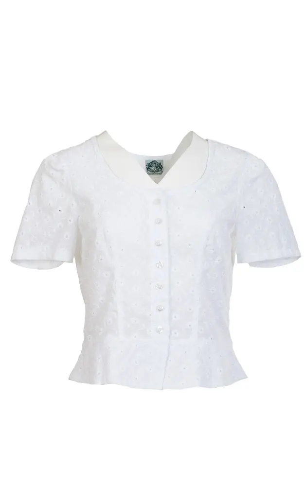 Trachtenbluse Manuela, weiß