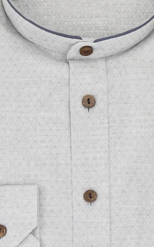 Hemd Grabensee, hellgrau - Tailored fit