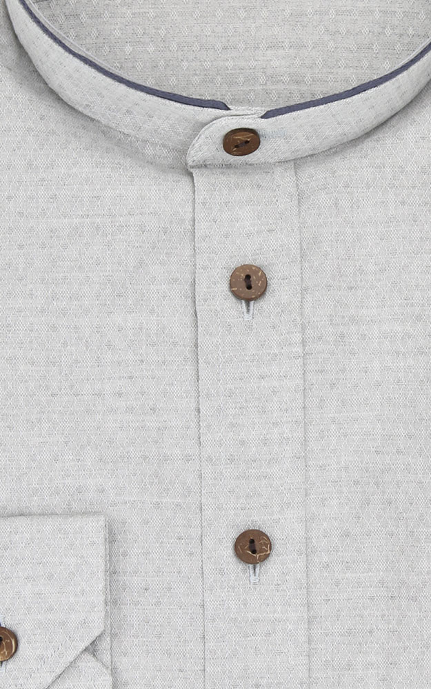 Hemd Grabensee, hellgrau - Tailored fit