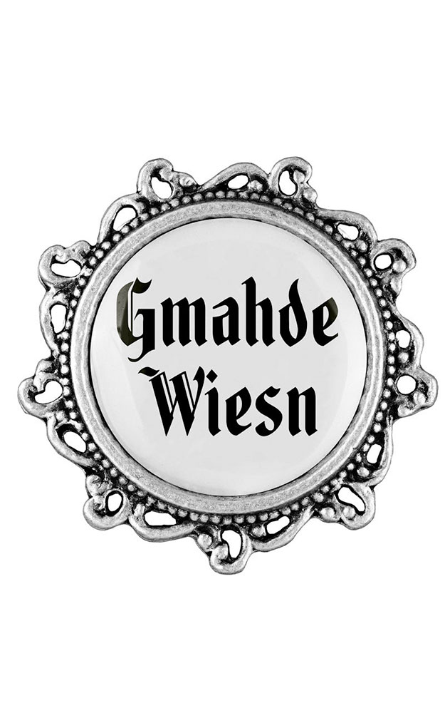 Ansteck-Pin Klassik VZ - Gmahde Wiesn
