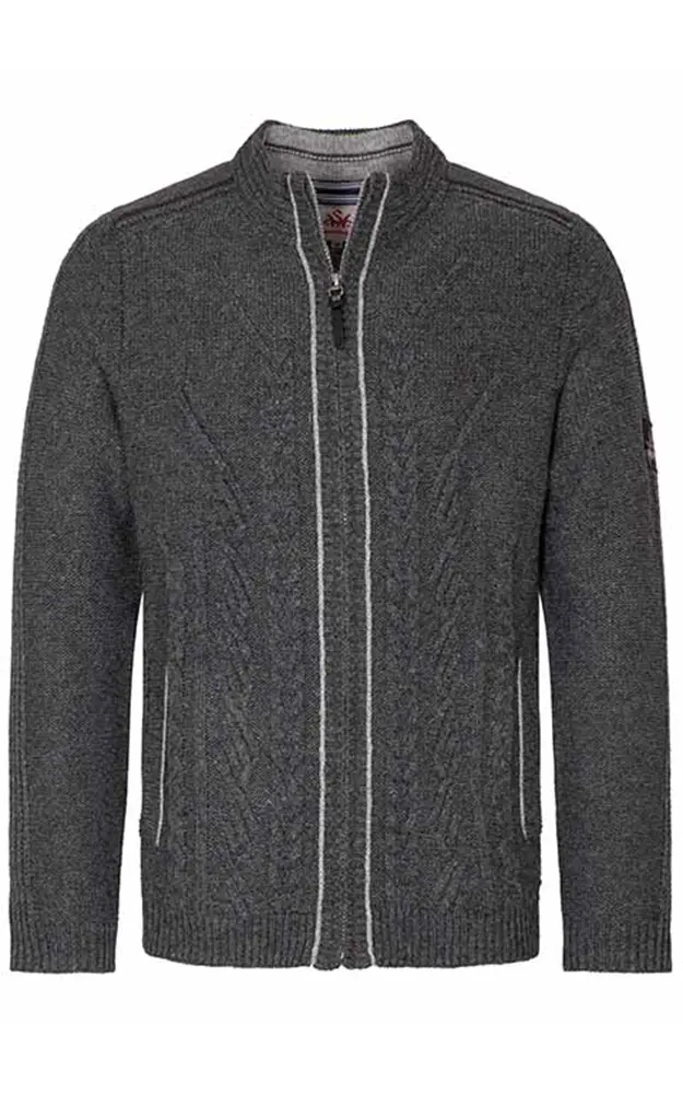 Strickjacke Wadim, dunkelgrau
