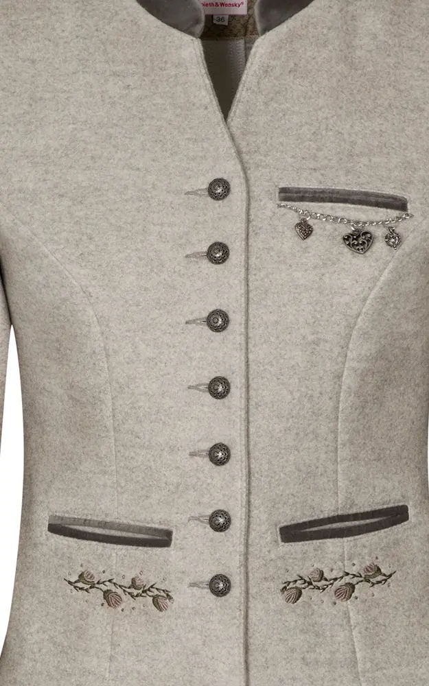 Walkjacke Babing, taupe