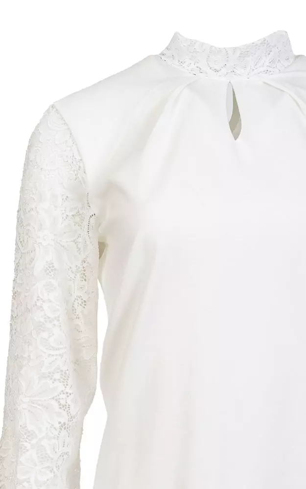 Trachtenbluse 9605 81100, weiß