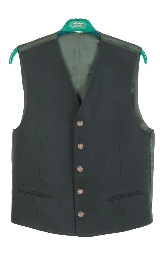 Weste Theo 2 Talerknöpfe, tanne