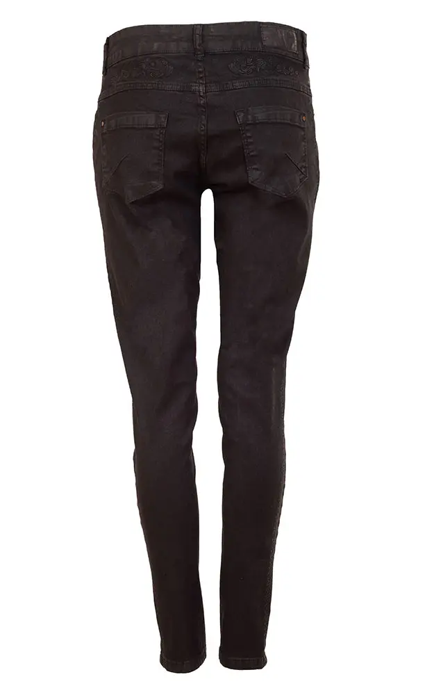 Trachtenjeans 71242, schwarz