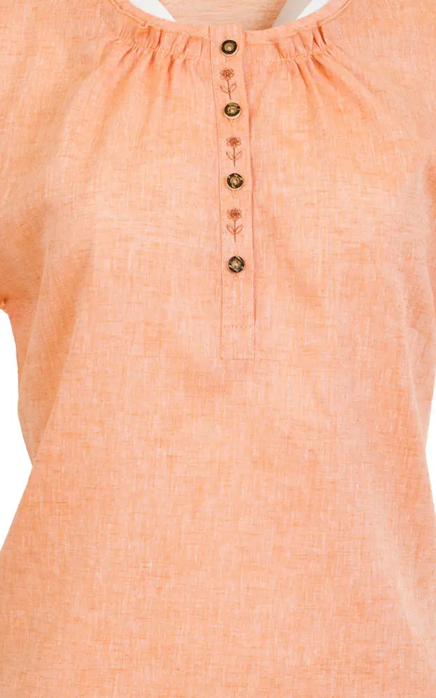 Trachtenshirt 6134 14110, orange