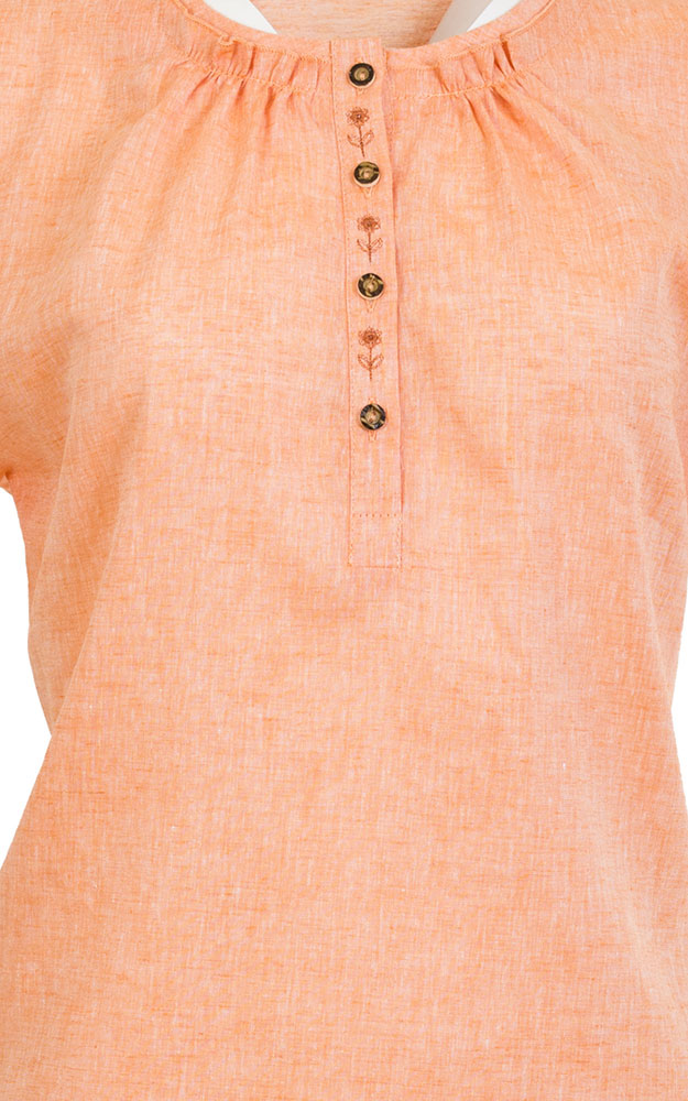 Trachtenshirt 6134 14110, orange