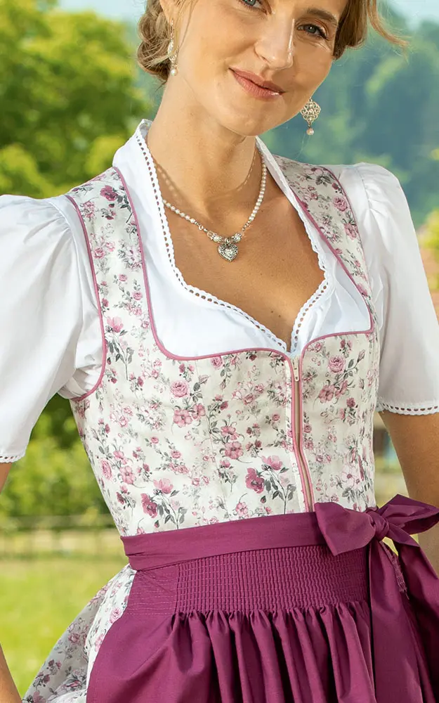Blusendirndl Liliental, mit Schürze
