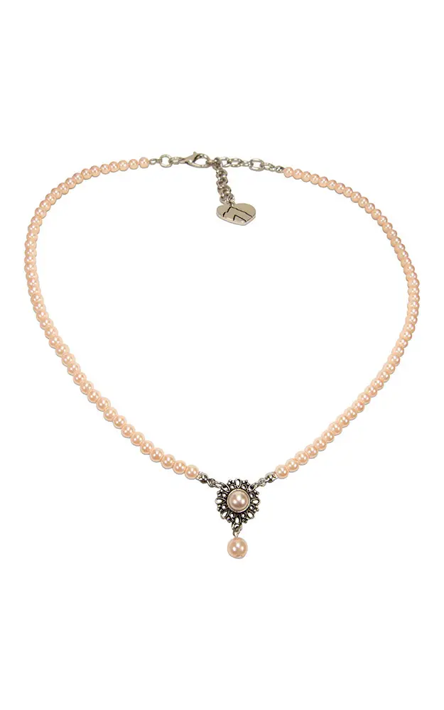 Kette Helena, Perle rose