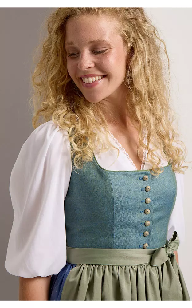 Dirndlbluse Fiolla, weiß