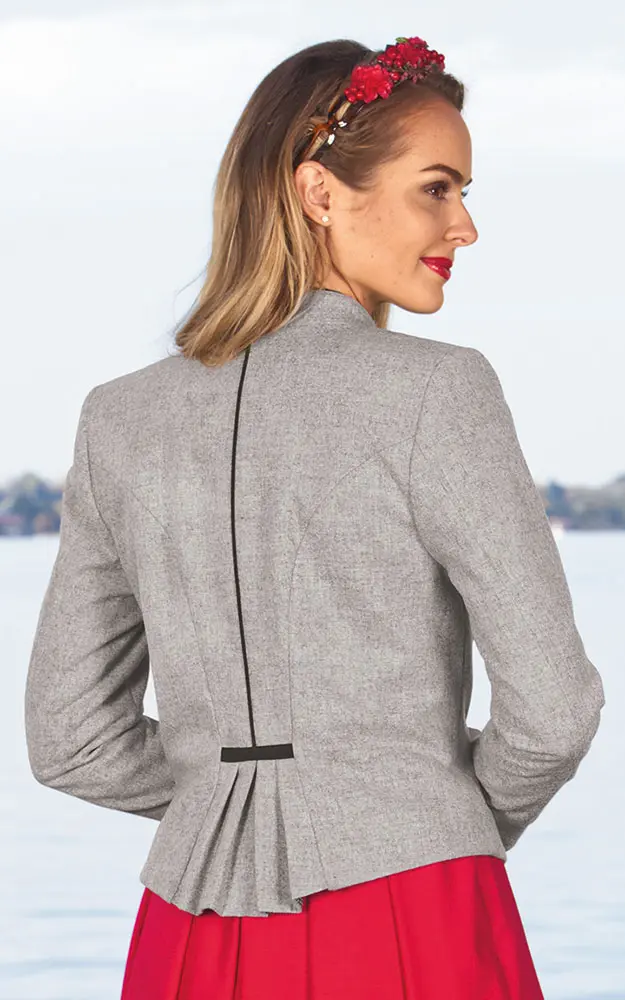 Jacke Grauberg, hellgrau