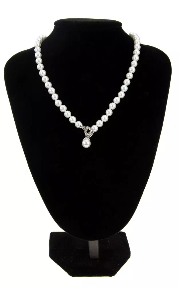 Kette SL607 Perle, weiß