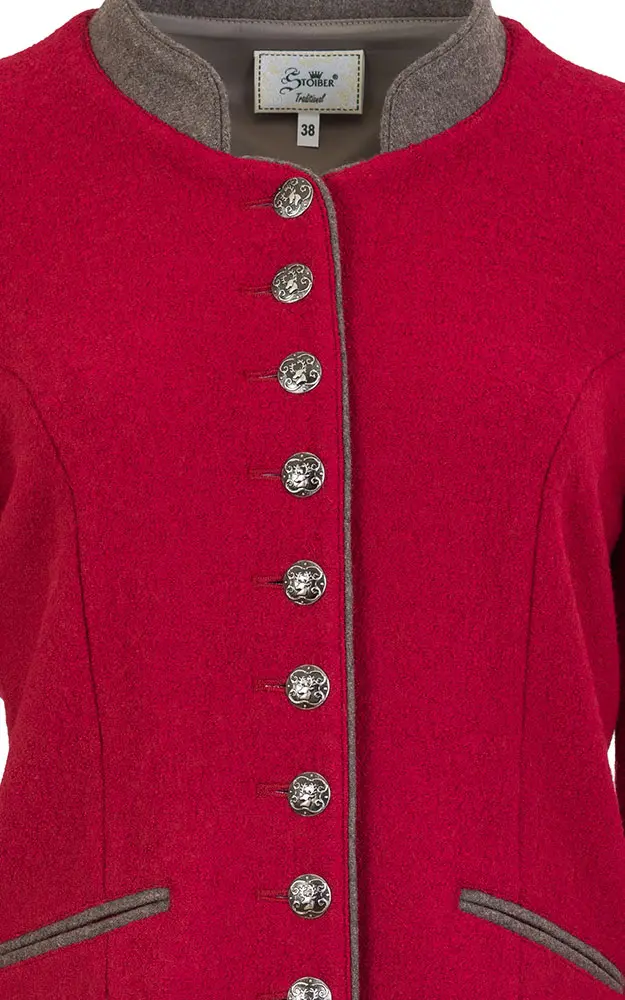 Walkjacke Hanna, rot