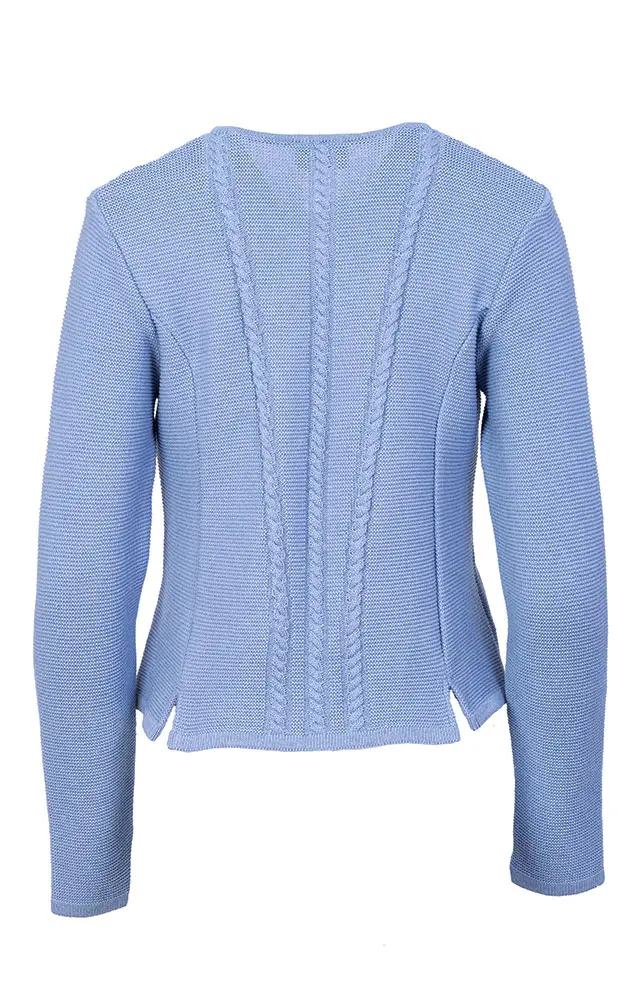 Strickjacke Issy, rauchblau