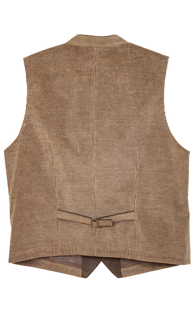 Weste Wolfgangsee, mocca Cord