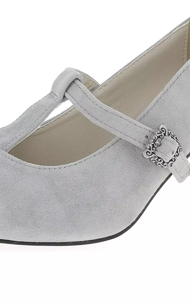 Velours-Schuhe 3009602108, steingrau