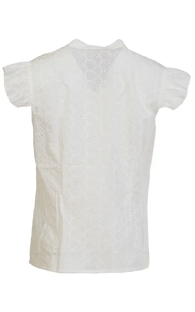 Trachtenbluse Flipper, weiß