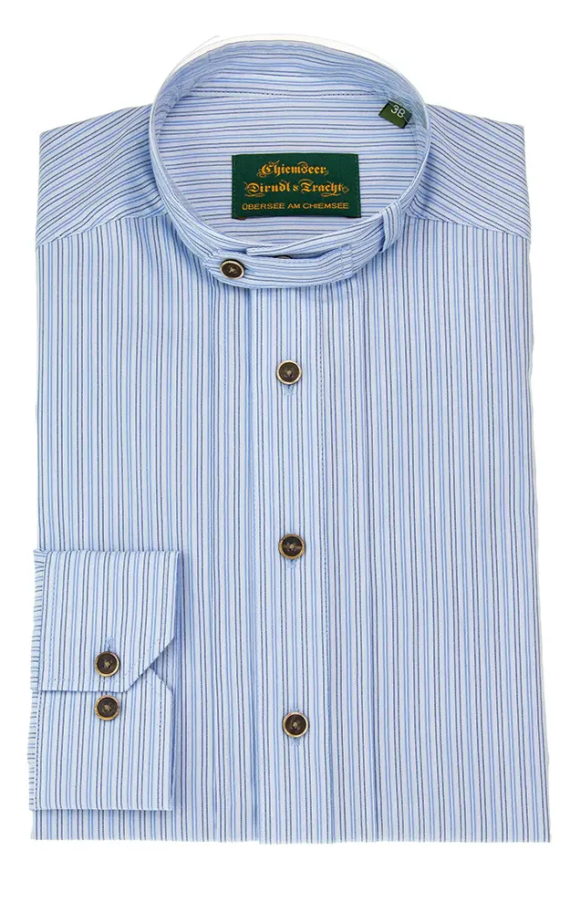 Hemd 2906 4015 53, blau gestreift - Slim fit