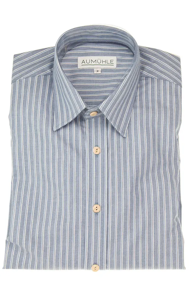 Hemd 03 03430D, blau gestreift