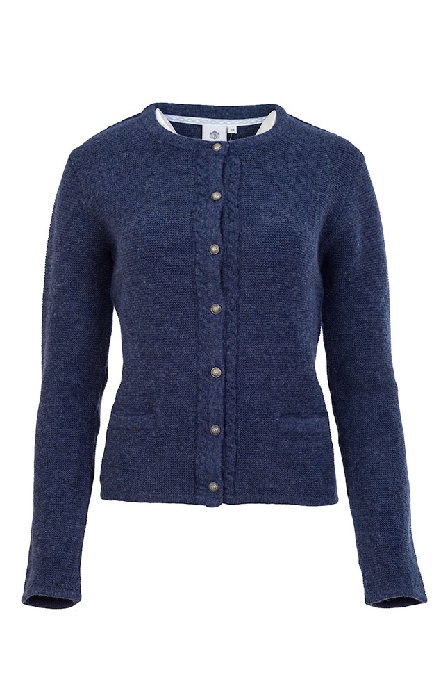 Strickjacke Finnland, blau