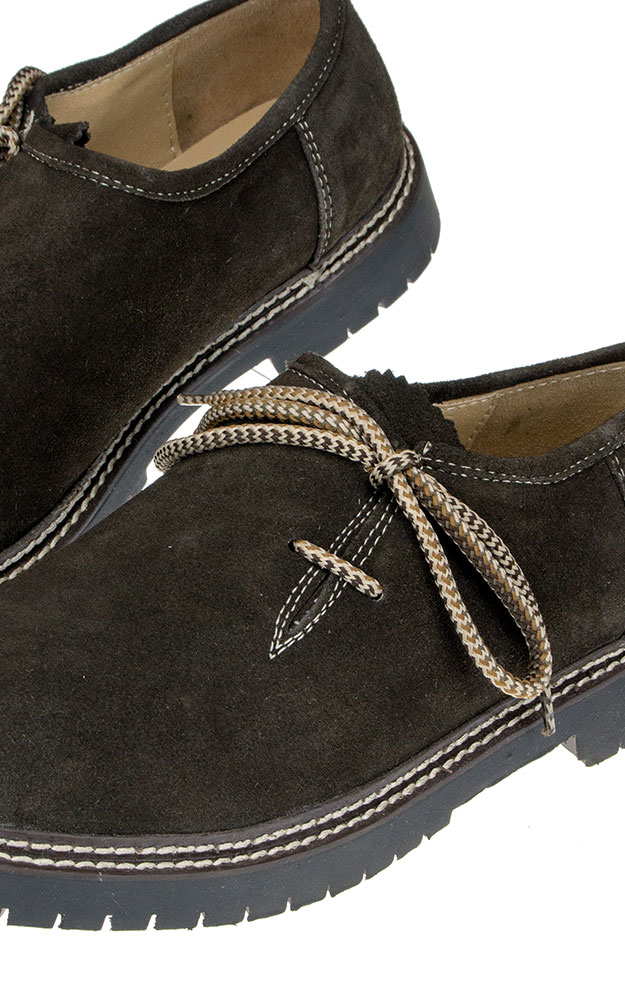 Set-Haferlschuhe Velour, altsbg.