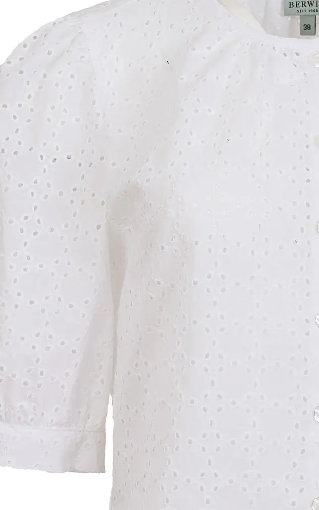 Trachtenbluse 35111 51455, weiß