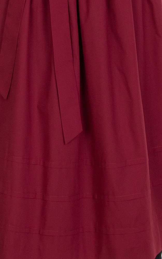 Schürze Stufen Extra, weinrot