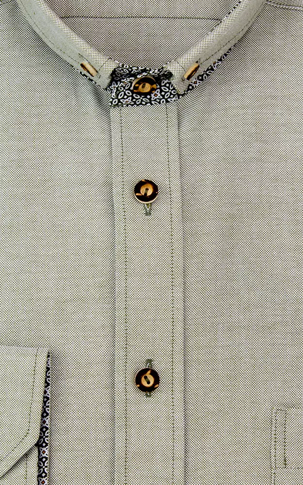 Hemd 3019 16117, beige tanne - Slim fit