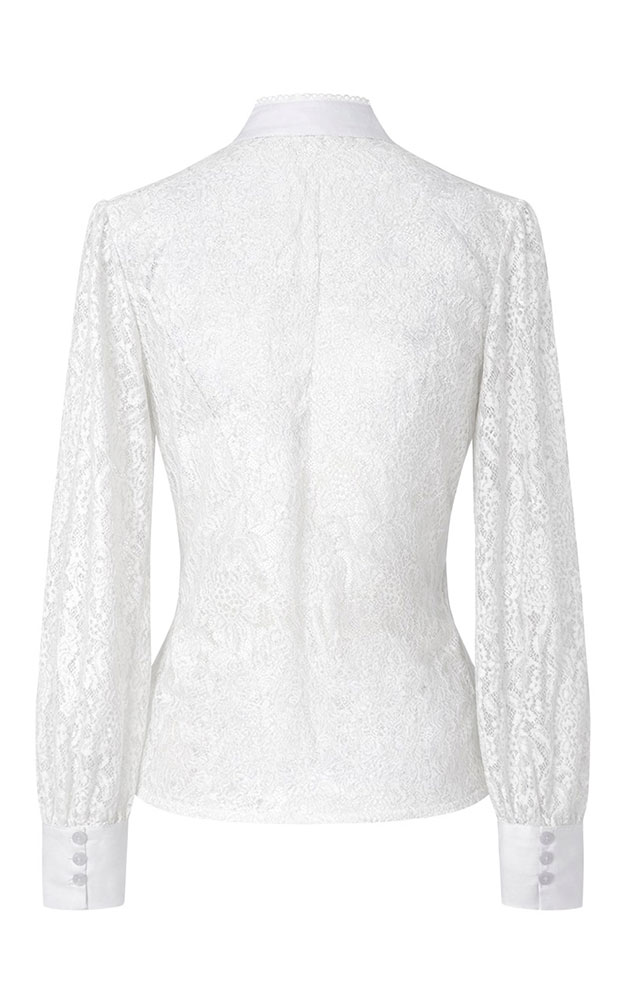 Trachtenbluse Mayra, weiß