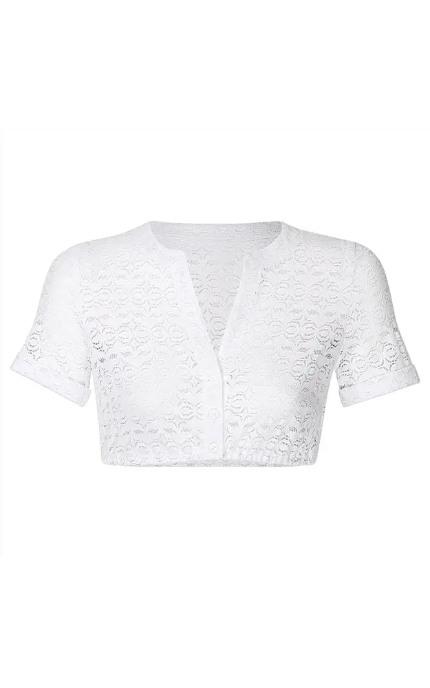 Dirndlbluse 01 10213SL, weiß