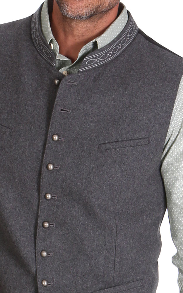 Weste Franz, mittelgrau