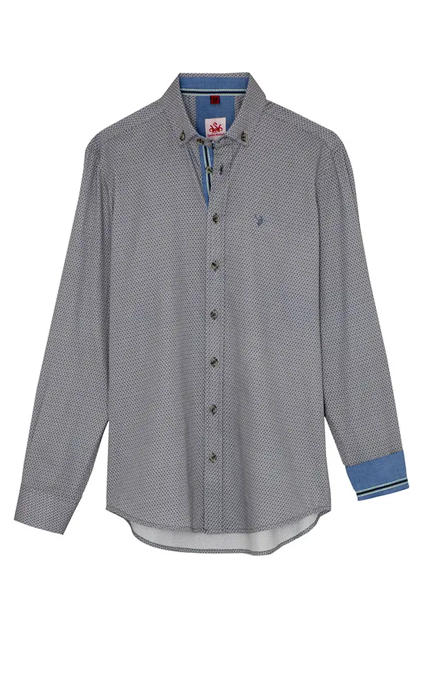 Hemd Bitburg, anthrazit - Slim fit