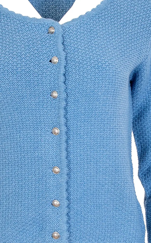 Strickjacke, hellblau