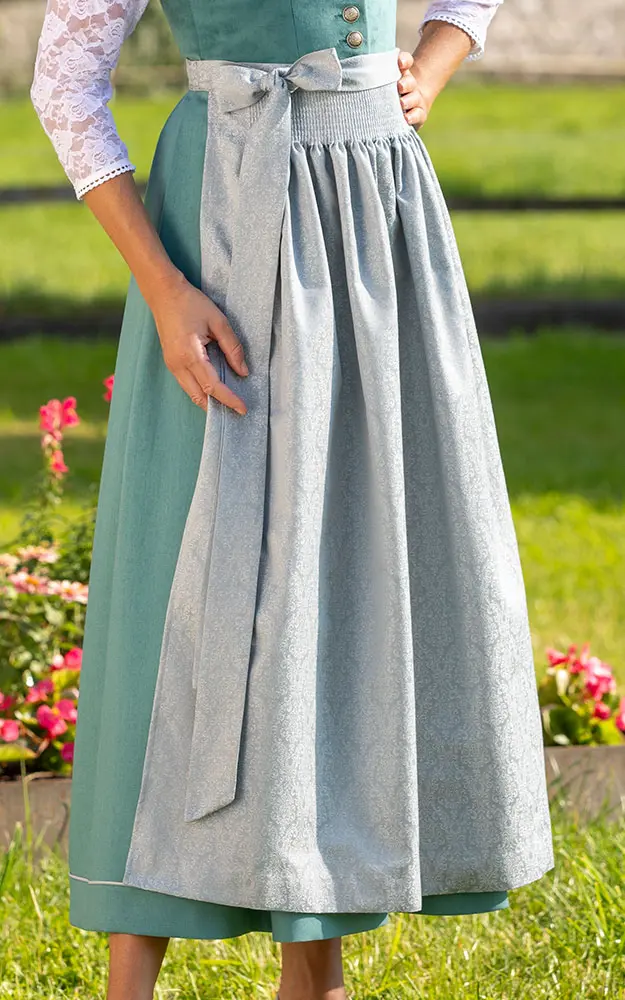 Schürze Thumsee, silbergrau