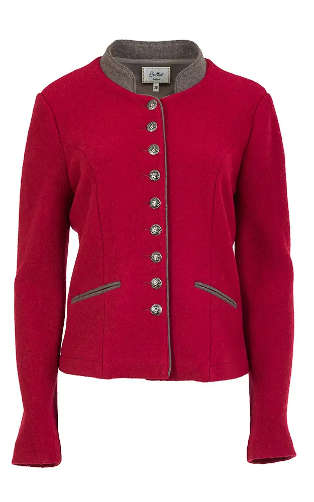 Walkjacke Hanna, rot