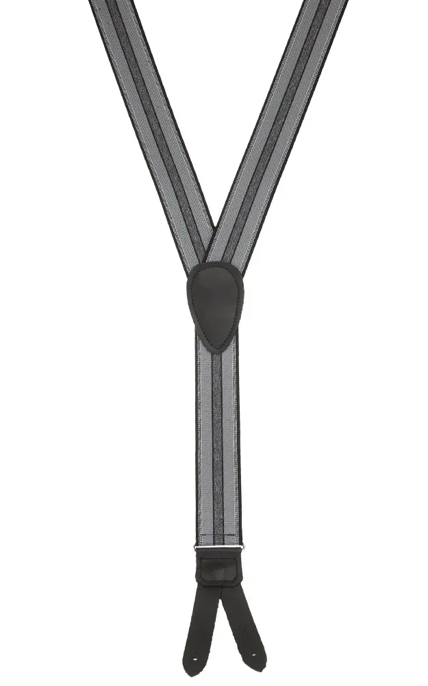 Hosenträger Stresemann 305, anthtrazit/schwarz