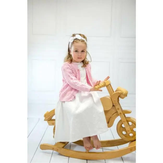 Baby-Strickjacke, rosa