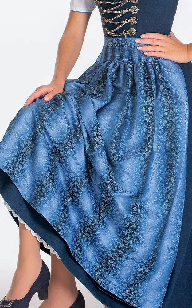 Schürze Limburg Extra, blau/ombre