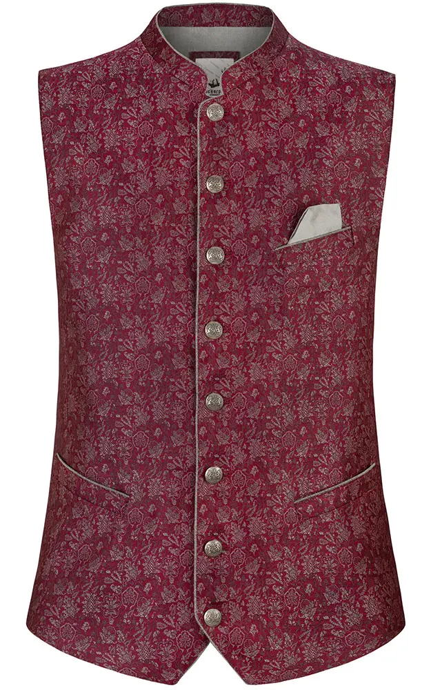 Weste Hartmut, weinrot