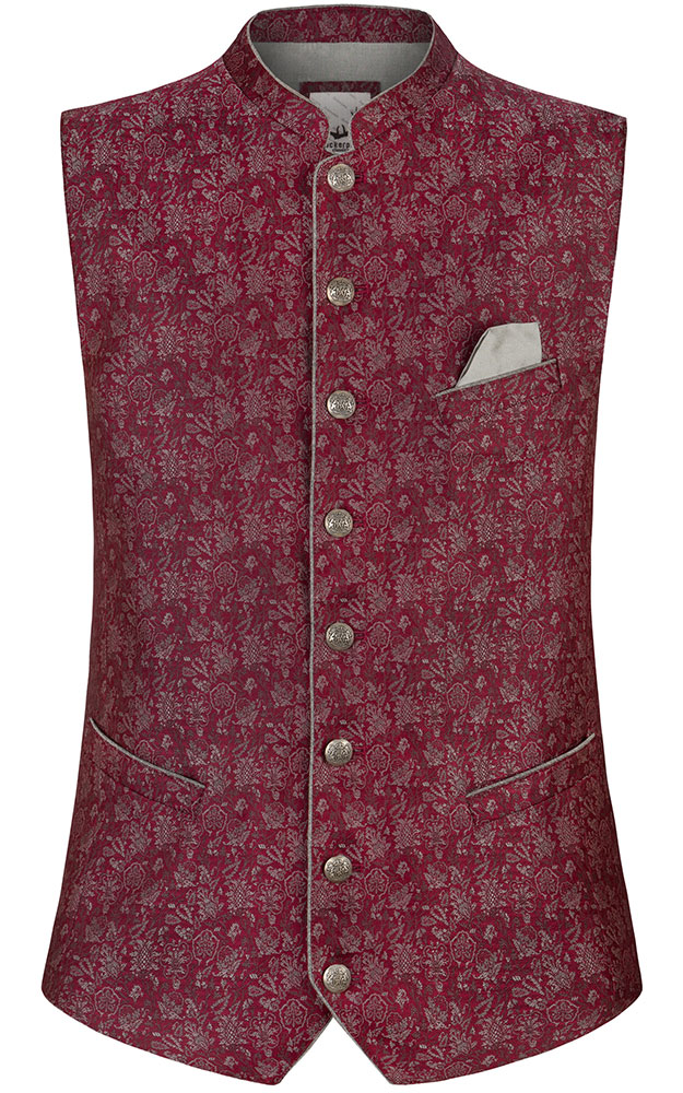 Weste Hartmut, weinrot