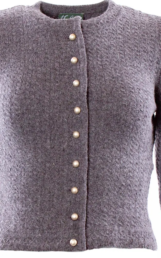 Strickjacke Katharina, mittelgrau