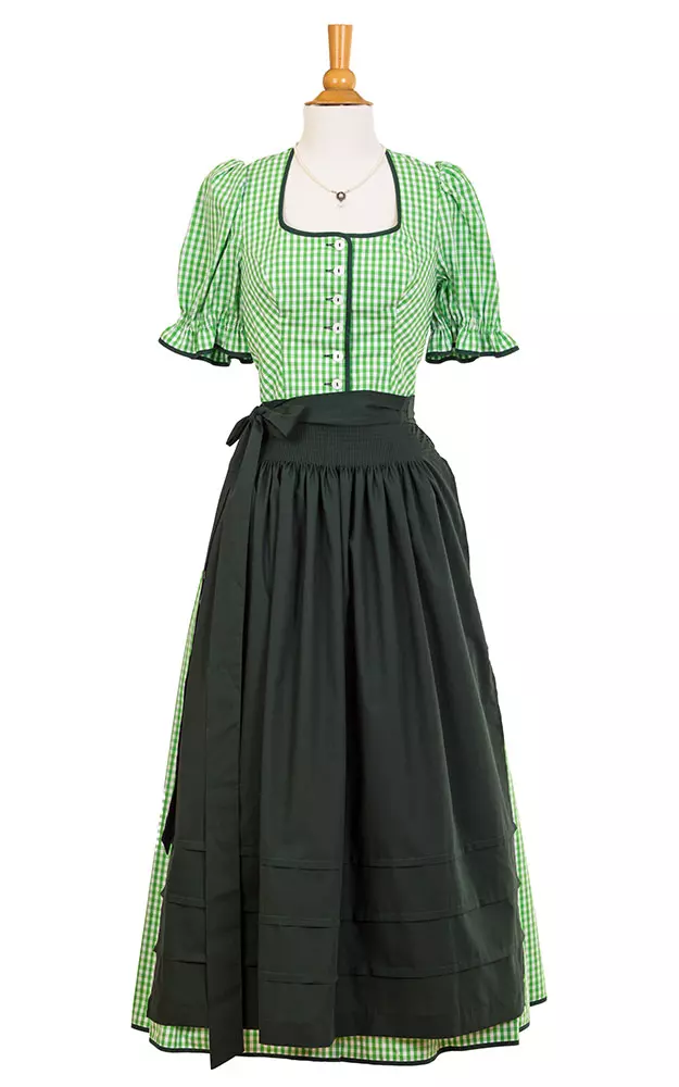 Dirndl Buching /E grün, ohne Schürze