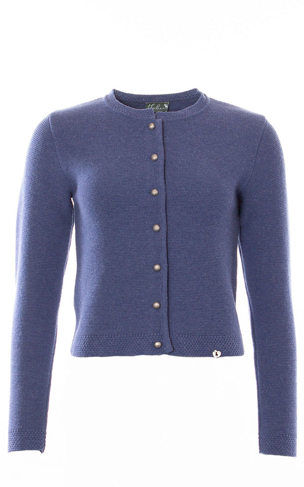 Strickjacke Mendi, jeansblau