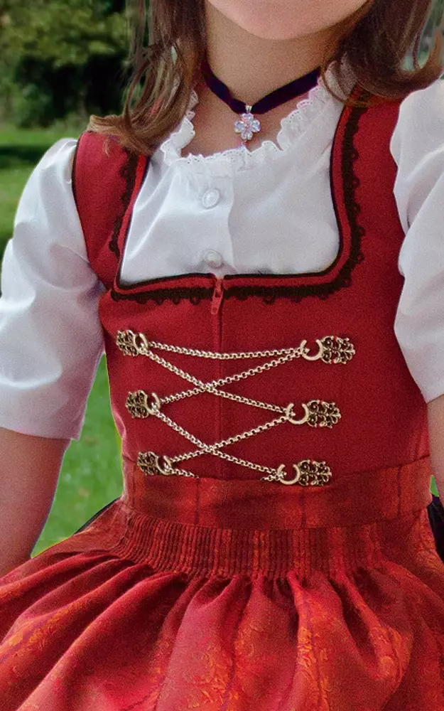 Kinderdirndl Uschi, mit Schürze