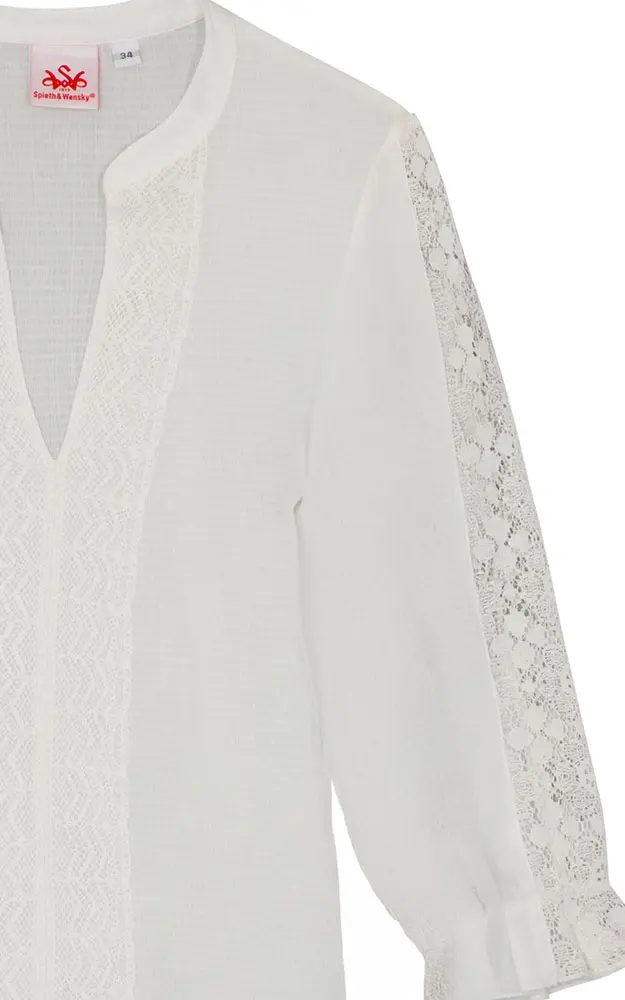 Trachtenbody Geneva, weiß